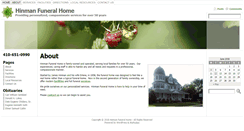 Desktop Screenshot of hinmanfuneralhome.com